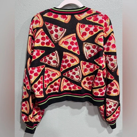 QOS Pizza Cardigan - Picture 3 of 3